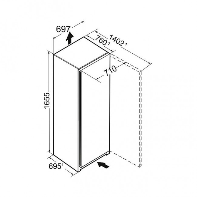 Морозильная камера Liebherr FNd 7026 белый