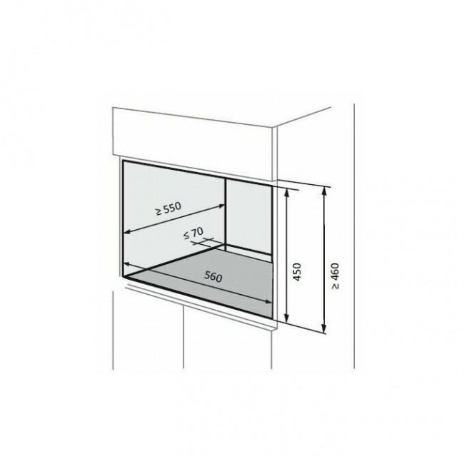 Встраиваемая микроволновая печь Brandt BKC7153LX