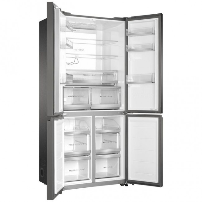 Холодильник HAIER HTF-508DGS7RU Total No Frost, Side by Side серебристый инверторный двухкамерный