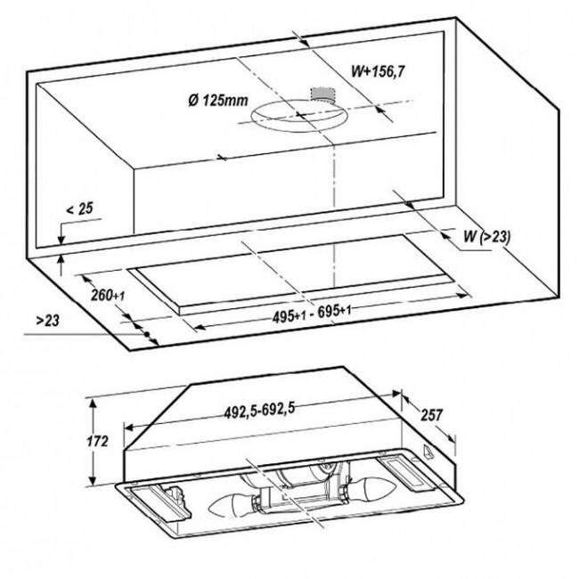 Вытяжка Elica Era C BL/A/52-PRF0166822