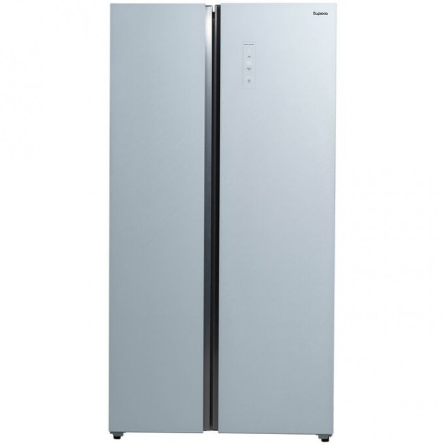 Холодильник Бирюса SBS 541 TWG белое стекло Холодильник Бирюса SBS 541 TWG белое стекло