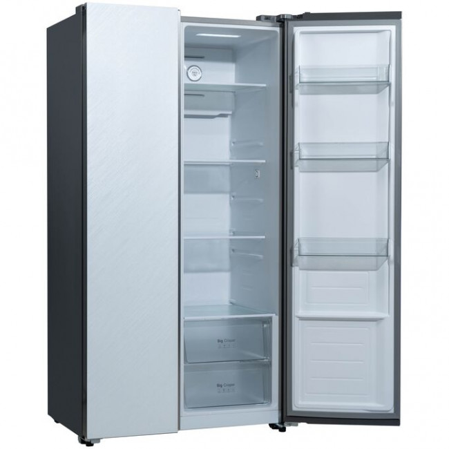 Холодильник Бирюса SBS 541 TWG белое стекло Холодильник Бирюса SBS 541 TWG белое стекло