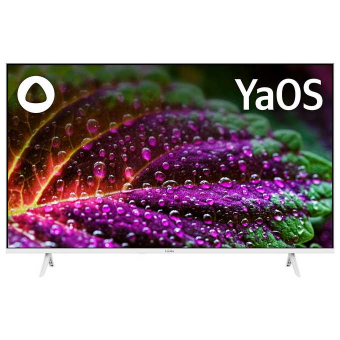 43" Телевизор BBK 43LEX-7247/FTS2C белый 1920x1080, Full HD, 60 Гц, Wi-Fi, Smart TV, Яндекс ТВ