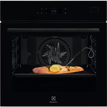 Духовой шкаф ELECTROLUX COB8S39WZ с паром SteamBoost черный, сенсорное управление