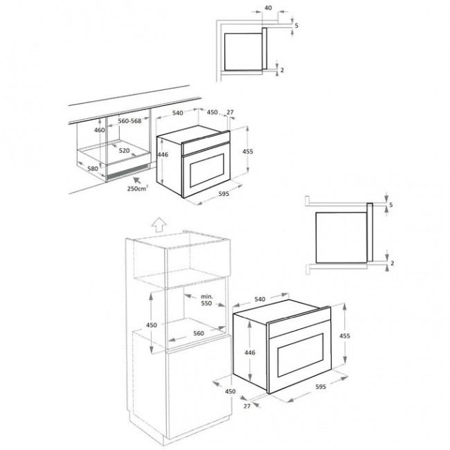 Встраиваемая микроволновая печь Kuppersberg RMW 969 BOR