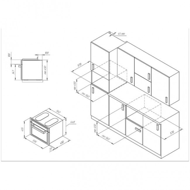 Встраиваемая микроволновая печь Kuppersberg RMW 969 BOR