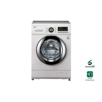 Стиральная машина LG F1096ND3 85x60x44см Класс: A+ загр.фронтальная макс.:6кг белый 1000 об/мин, барабан серебристый, дисплей Стиральная машина LG F1096ND3 85x60x44см Класс: A+ загр.фронтальная макс.:6кг белый 1000 об/мин, барабан серебристый, дисплей