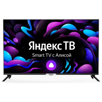 43" Телевизор Hyundai H-LED43BU7003 черный 3840x2160, Ultra HD, 50 Гц, WIFI, SMART TV, Яндекс ТВ