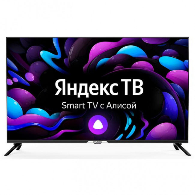 43" Телевизор Hyundai H-LED43BU7003 черный 3840x2160, Ultra HD, 50 Гц, WIFI, SMART TV, Яндекс ТВ