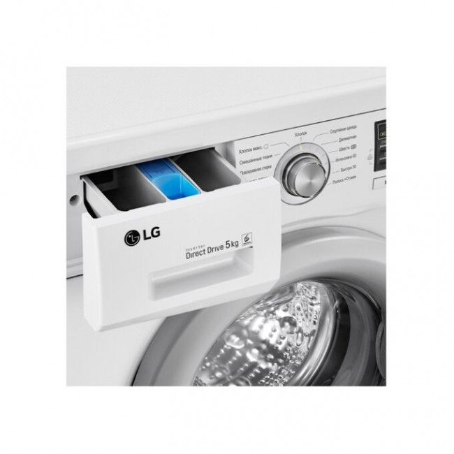 Стиральная машина LG F10B8LD7 85x60x44см кл.:A++ фронт. макс.:5кг белый 1000 об/мин, барабан серый, дисплей Стиральная машина LG F10B8LD7 85x60x44см кл.:A++ фронт. макс.:5кг белый 1000 об/мин, барабан серый, дисплей