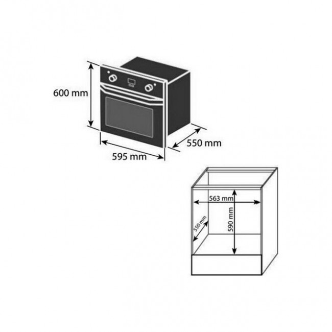 Духовой шкаф EVELUX EO 637 PX Духовой шкаф EVELUX EO 637 PX