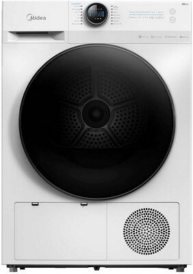 Сушильная машина Midea MD200D90WB/W-RU с тепловым насосом,9 кг,глубина 65 см