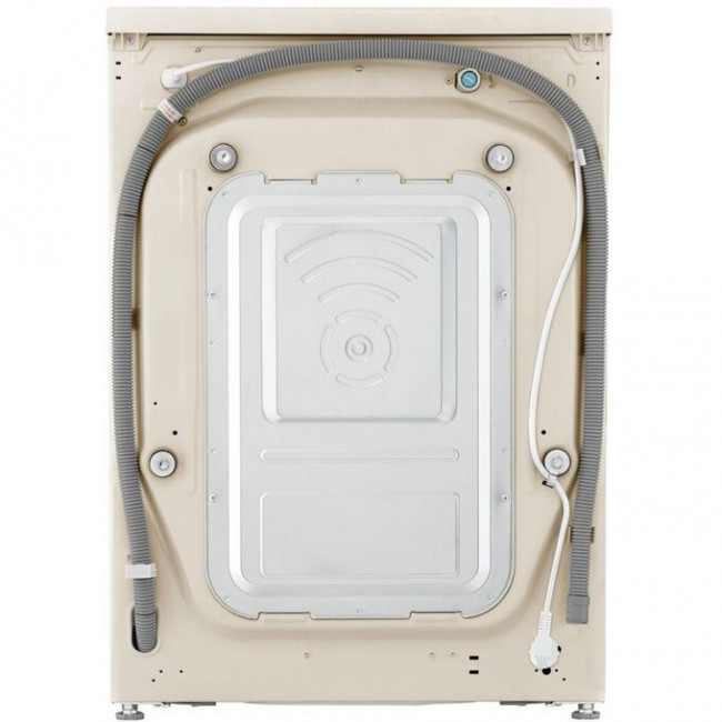 Стиральная машина LG F2V5HS9B 85x60x45см кл.:A фронт. макс.:7кг бежевый, люк-черный, 1200 об/мин
