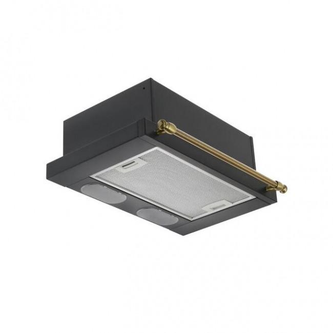 Вытяжка Elikor Интегра 50П-400-В2Л антрацит/рейлинг бронза