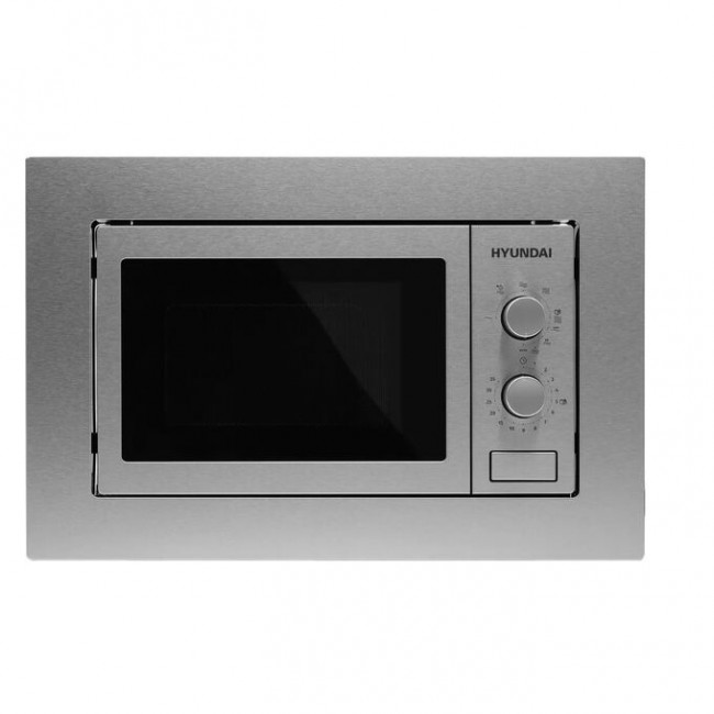 Встраиваемая микроволновая Печь Hyundai HBW 2030 IX 20л. 800Вт нержавеющая сталь