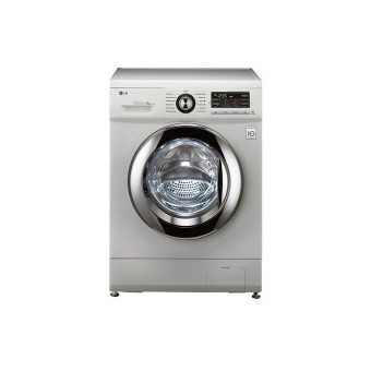 Стиральная машина LG F1296TD4 85x60x55см кл.:A фронт. макс.:8кг серебристый, 1200 об/мин цвет барабана - хром Стиральная машина LG F1296TD4 85x60x55см кл.:A фронт. макс.:8кг серебристый, 1200 об/мин цвет барабана - хром