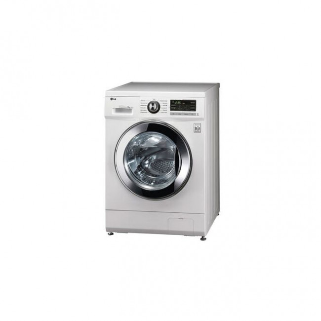 Стиральная машина LG F1296TD4 85x60x55см кл.:A фронт. макс.:8кг серебристый, 1200 об/мин цвет барабана - хром