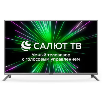 43" Телевизор Starwind SW-LED43UG403 стальной 3840x2160, Ultra HD, 100 Гц, WI-FI, Smart TV, Яндекс.ТВ