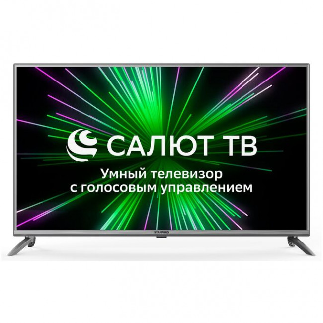 43" Телевизор Starwind SW-LED43UG403 стальной 3840x2160, Ultra HD, 100 Гц, WI-FI, Smart TV, Яндекс.ТВ 43" Телевизор Starwind SW-LED43UG403 стальной 3840x2160, Ultra HD, 100 Гц, WI-FI, Smart TV, Яндекс.ТВ