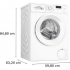 Стиральная машина Bosch WGE03200SN с английской панелью управления
