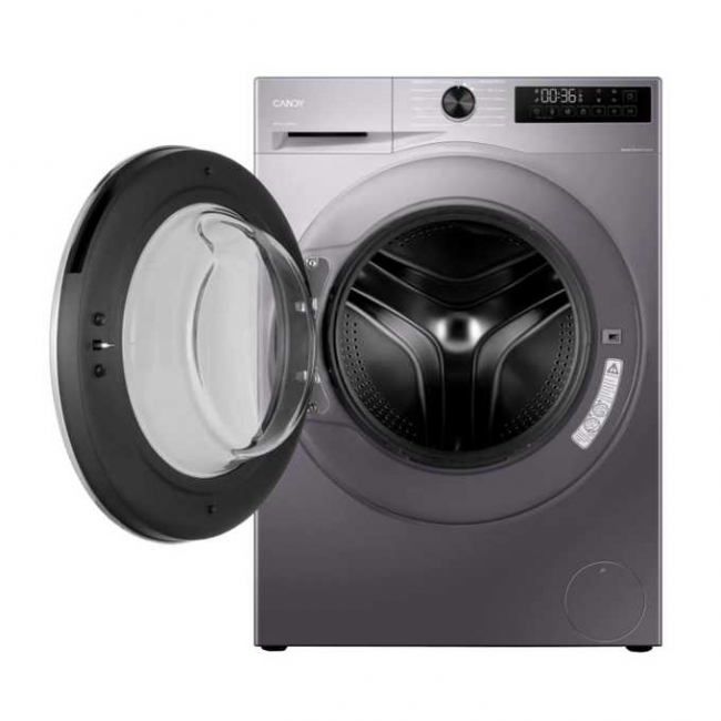 Стиральная машина Candy Nova C43D 485MBBR-07 (CEADE4000RU) кл.:B фронт. макс.:8кг (с сушкой) серебристый инвертер