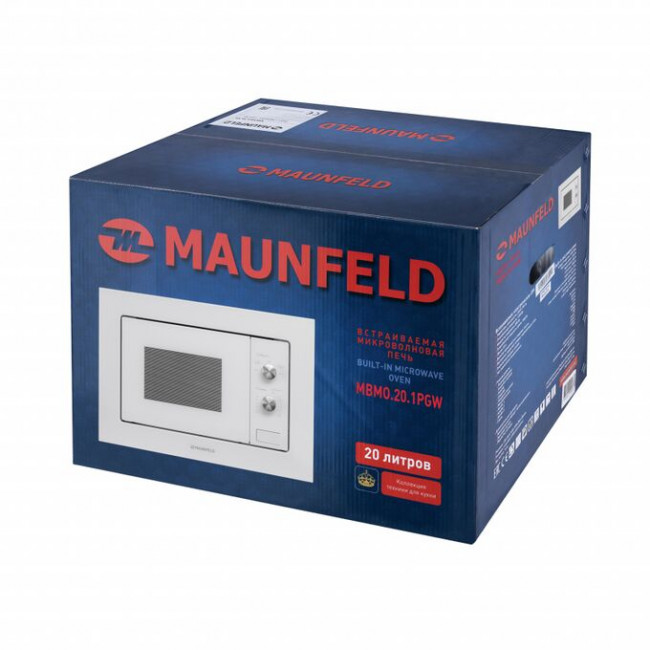 Встраиваемая микроволновая печь MAUNFELD MBMO.20.1PGW белый