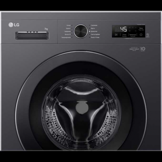 Стиральная машина LG F2Y1WS6J класс: A загр.фронтальная макс.:6.5кг темно-серый инвертер Стиральная машина LG F2Y1WS6J класс: A загр.фронтальная макс.:6.5кг темно-серый инвертер