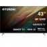 43" Телевизор Hyundai H-LED43BU7009 черный 3840x2160, 4K Ultra HD, 60 Гц, Wi-Fi, Smart TV, Android TV