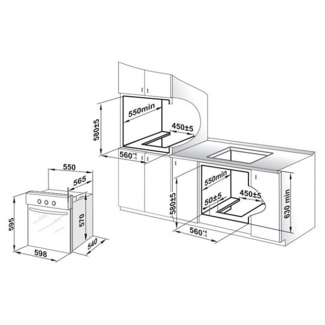 Духовой шкаф Gefest ДА 622-04 БS белый Духовой шкаф Gefest ДА 622-04 БS белый