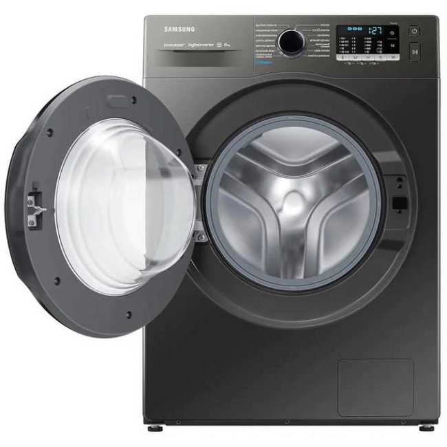 Стиральная машина Samsung WW80AGAS22AX/LD класс: A загр.фронтальная макс.:8кг черный Стиральная машина Samsung WW80AGAS22AX/LD класс: A загр.фронтальная макс.:8кг черный