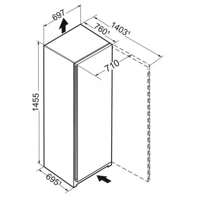 Морозильная камера Liebherr FNd 6625 белый