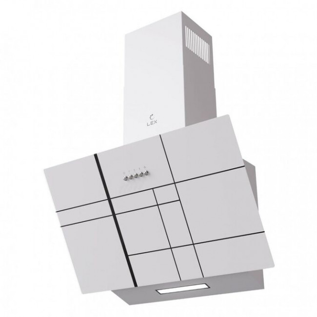 Вытяжка LEX Moza 600 R1 White наклонная Вытяжка LEX Moza 600 R1 White наклонная