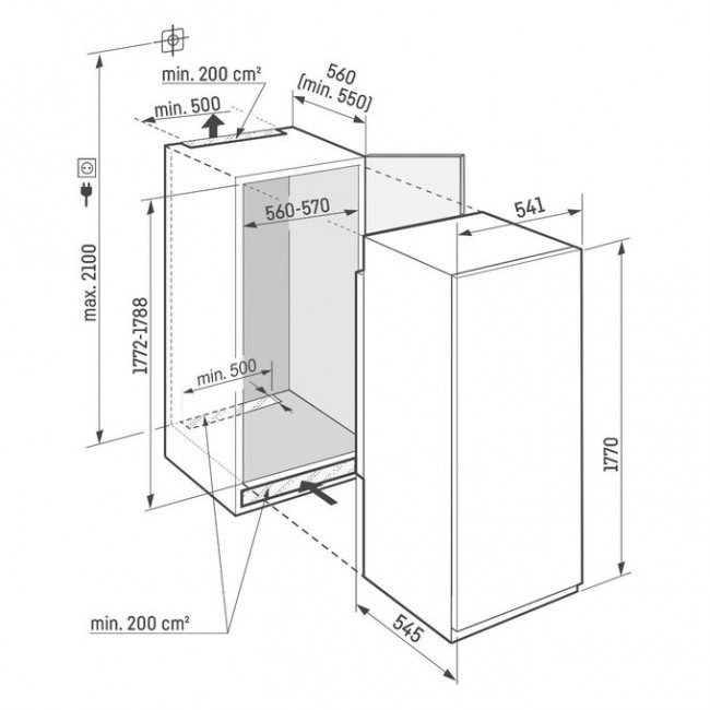 Встраиваемый морозильник Liebherr SIFNSe 5128
