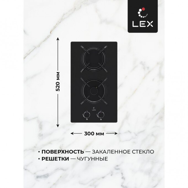 Варочная поверхность LEX GVG 323A BBL Варочная поверхность LEX GVG 323A BBL