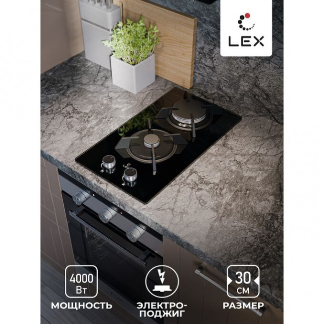 Варочная поверхность LEX GVG 323A BBL Варочная поверхность LEX GVG 323A BBL