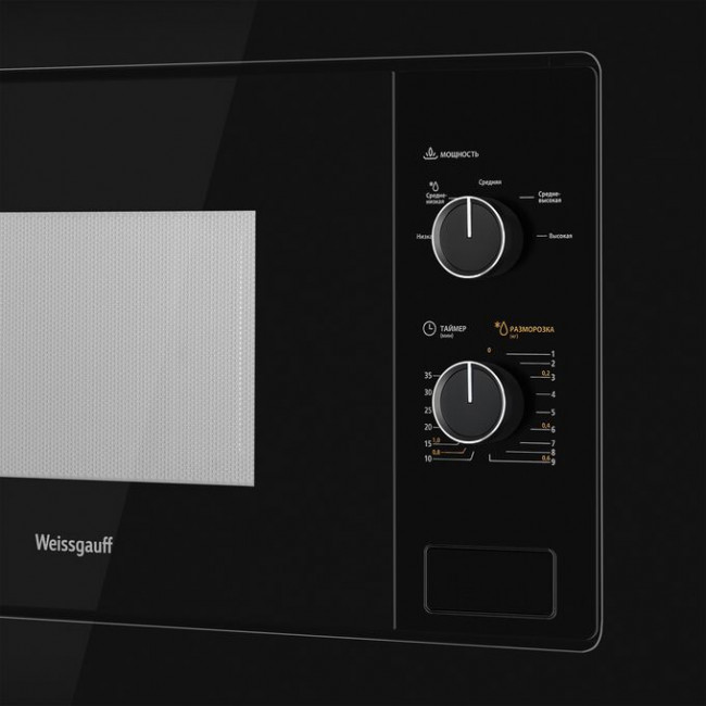 Встраиваемая микроволновая печь Weissgauff BMWO-206 черный Встраиваемая микроволновая печь Weissgauff BMWO-206 черный