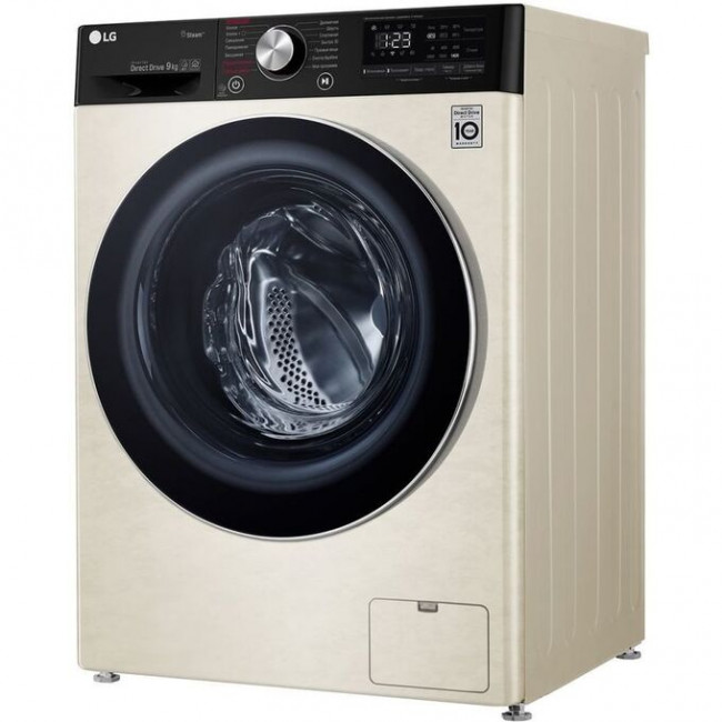 Стиральная машина LG F4V5VS9B 85x60x56см класс: A фронт, макс.:9кг бежевый Стиральная машина LG F4V5VS9B 85x60x56см класс: A фронт, макс.:9кг бежевый