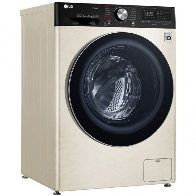 Стиральная машина LG F4V5VS9B 85x60x56см класс: A фронт, макс.:9кг бежевый Стиральная машина LG F4V5VS9B 85x60x56см класс: A фронт, макс.:9кг бежевый