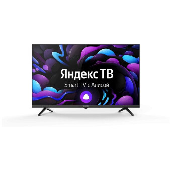 24" Телевизор Centek CT-8724 черный 1366x768, HD Ready, 60 Гц, Wi-Fi, Smart TV, Android TV