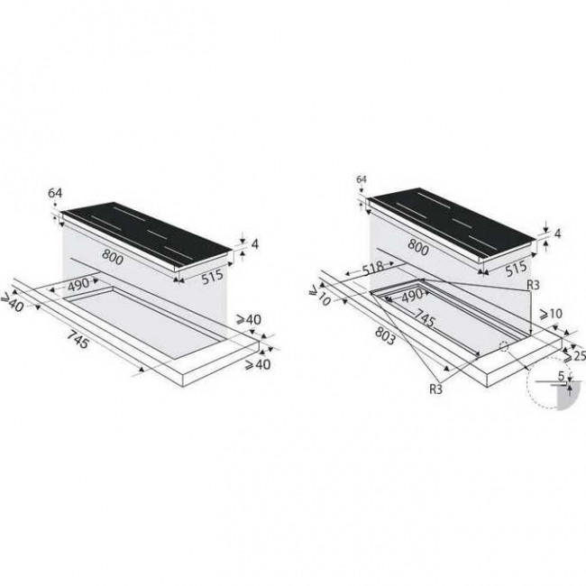 Индукционная стеклокерамическая панель Brandt BPI184HUB Индукционная стеклокерамическая панель Brandt BPI184HUB