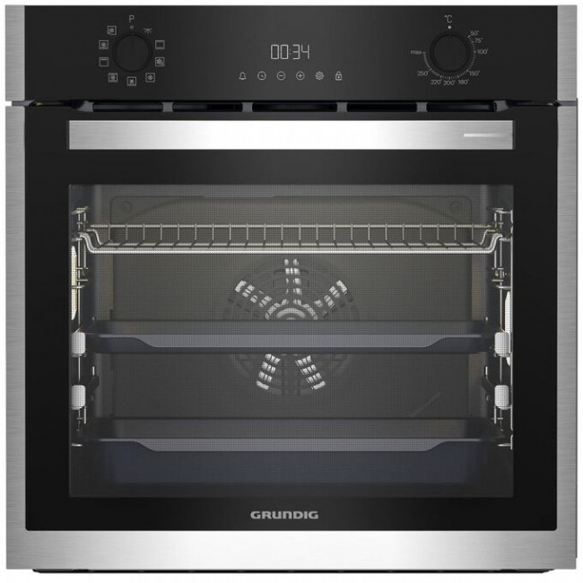 Духовой шкаф Grundig GEBM19301BC черный/нерж Духовой шкаф Grundig GEBM19301BC черный/нерж