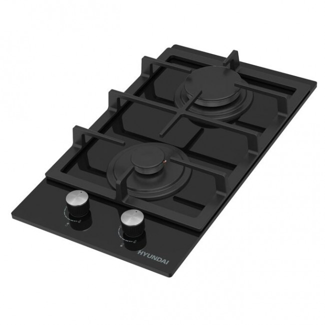 Варочная поверхность газовая Hyundai HHG 3235 BG черный
