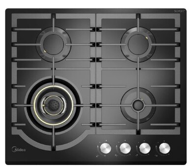 Газовая варочная панель Midea MG696VGB Газовая варочная панель Midea MG696VGB
