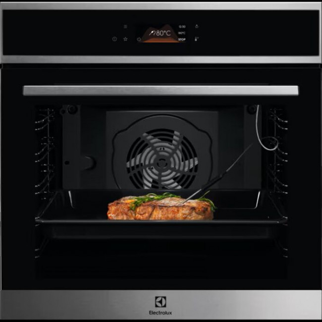 Духовой шкаф Electrolux LOE8P39X электрический с конвекцией, сенсорное управление, объем 72л, 11 режимов, автопрограммы, очистка пиролити Духовой шкаф Electrolux LOE8P39X электрический с конвекцией, сенсорное управление, объем 72л, 11 режимов, автопрограммы, очистка пиролити