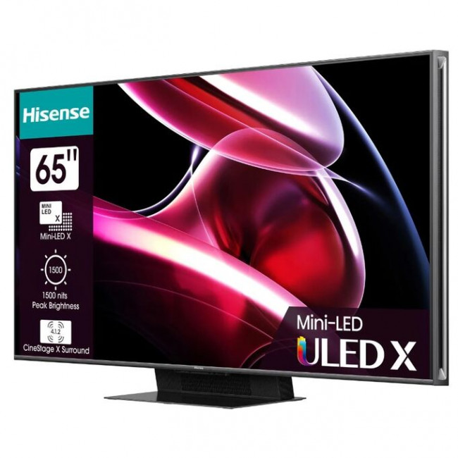 65" Телевизор Hisense 65UXKQ темно-серый 3840x2160, 4K Ultra HD, 120 Гц, Wi-Fi, Smart TV, VIDAA
