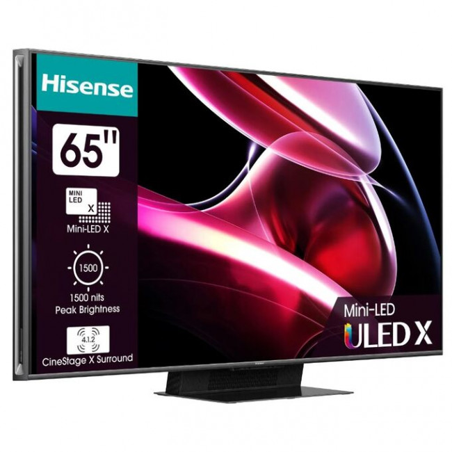 65" Телевизор Hisense 65UXKQ темно-серый 3840x2160, 4K Ultra HD, 120 Гц, Wi-Fi, Smart TV, VIDAA