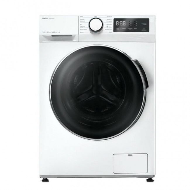 Стиральная машина Centek CT-1925 (белый) 1400 / 12кг / 60см / 15пр /LED-Дисплей / INVERTER / A+++