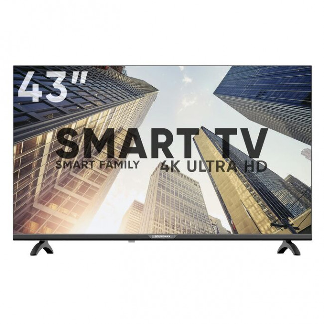 43" Телевизор Soundmax SM-LED43M01SU черный 3840x2160, 4K Ultra HD, 60 Гц, Wi-Fi, Smart TV, Яндекс.ТВ 43" Телевизор Soundmax SM-LED43M01SU черный 3840x2160, 4K Ultra HD, 60 Гц, Wi-Fi, Smart TV, Яндекс.ТВ