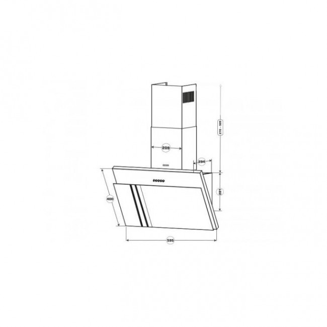 Вытяжка Centek CT-1826-60 Black