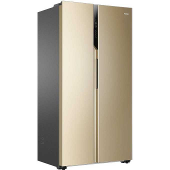 Холодильник двухкамерный HAIER HRF541DG7RU Side by Side, инверторный золотистый Холодильник двухкамерный HAIER HRF541DG7RU Side by Side, инверторный золотистый